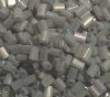 50g 5x4x2mm Milky Iris Grey Tile Beads